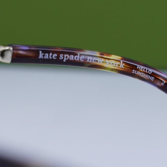Final Price! Kate Spade MAEVE/F/S 0JBW GB Havana/Grey Sunglasses - Picture 8 of 10